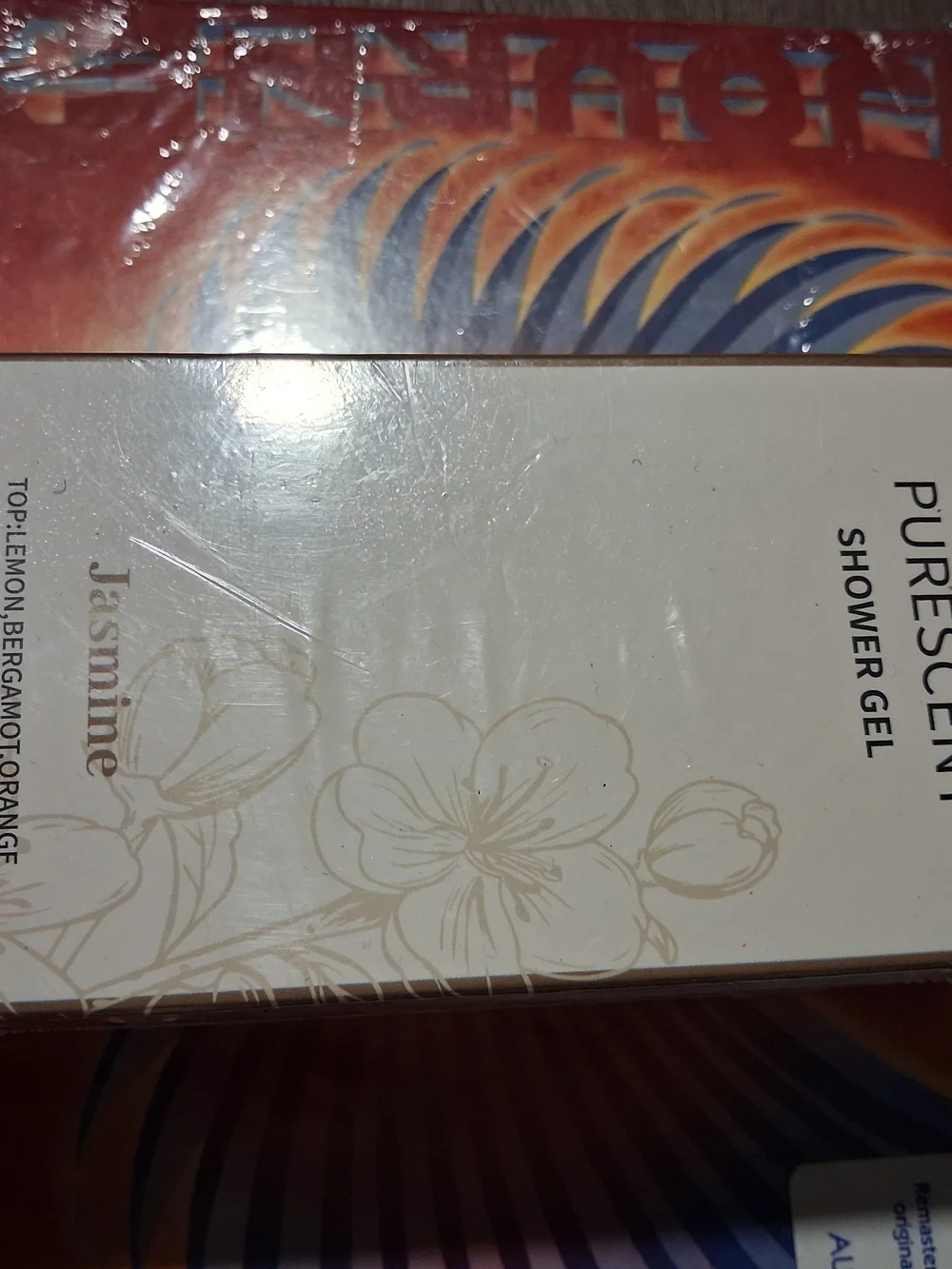 Purescent Jasmine Shower Gel - Cream Floral Bottle